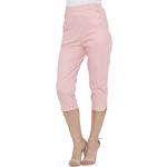 Pinke Vintage Voodoo Vixen 7/8-Hosen aus Baumwollmischung für Damen Größe XL 