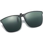 Grüne Sonnenbrillen-Clips für Herren 