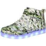 Voovix Kinder High-Top LED Licht Blinkt Sneaker mi