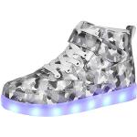 Graue LED Schuhe & Blink Schuhe für Kinder Größe 36 