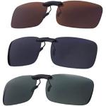 Reduzierte Sonnenbrillen-Clips für Herren 