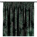 Dekoria Vorhang mit Kräuselband - Kollektion Velvet, grün