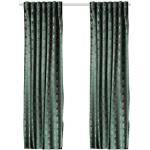 Dunkelgrüne My Home Gardinen & Vorhänge aus Textil blickdicht 