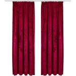 Reduzierte Bordeauxrote Unifarbene My Home Gardinen & Vorhänge aus Textil blickdicht 