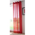 Rote Moderne Schlaufenschals & Ösenschals aus Polyester transparent 