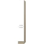 Weiße sconto Carrara Küchenhochschränke Breite 0-50cm, Höhe 200-250cm, Tiefe 50-100cm 