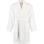 Weiße Gesteppte VOSSEN Rom Mini Bademäntel kurz aus Baumwolle für Herren Größe M 