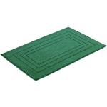 Smaragdgrüne Unifarbene VOSSEN Uni Rechteckige Badteppiche aus Textil 