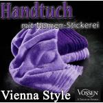 Vossen Vienna Style Handtuch mit Text-Stickerei