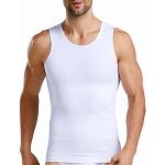 Weiße Ärmellose Shaping Tops & Miederhemden für Herren Größe XL für den für den Sommer 