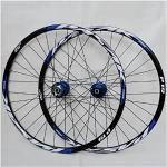 Aluminiumlegierung Mountainbike Räder 26/27,5/29 Zoll Doppelwandige Fahrradfelge Scheibenbremse MTB Laufrad für 7/8/9/10/11 Geschwindigkeit Blau (Size : 29 INCH)