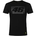 Schwarze Valentino Rossi T-Shirts mit Reißverschluss für Herren Größe XXS 