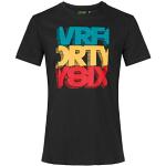 Dunkelgraue VR46 T-Shirts für Herren Größe S 