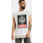 Cremefarbene Oversize VSCT Clubwear T-Shirts aus Baumwolle für Herren Größe M 