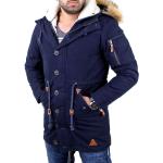 Marineblaue VSCT Clubwear Wintermode mit Reißverschluss aus Baumwolle für Herren Größe M für den für den Winter 