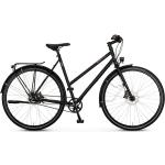vsf fahrradmanufaktur T-700 Shimano Alfine 11-G Gates Trekking Bike Ebony matt | 28" Damen Trapez 45cm
