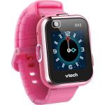 Pinke Vtech Kidizoom Smartwatches aus Kunststoff mit LCD-Zifferblatt mit Kamera mit Kunststoff-Uhrenglas 