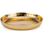 Goldene Runde Speiseteller & Essteller 12 cm aus Keramik 