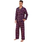 Reduzierte Pyjamas lang aus Flanell für Herren Größe M für den für den Winter 