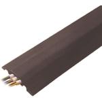 Braune Kabelkanäle aus Kunststoff UV-beständig 