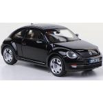 VW Beetle, metallic-schwarz, Modellauto, Fertigmodell, Schuco 1:43