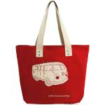 Rote Volkswagen / VW Bulli / T1 Einkaufstaschen & Shopping Bags 