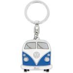 Blaue Volkswagen / VW Bulli / T1 Schlüsselanhänger & Taschenanhänger aus Metall 