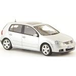 VW Golf V, silber, 5-türig, 2003, Modellauto, Fertigmodell, Auto Art 1:43