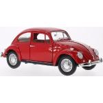 VW Käfer, rot, 1967, Modellauto, Fertigmodell, Lucky Die Cast 1:18