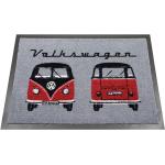 Schwarze Volkswagen Volkswagen / VW Bulli / T1 Fußmatten matt aus Nylon maschinenwaschbar 