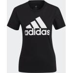 Schwarze Casual adidas T-Shirts für Damen Übergrößen 