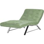 W.SCHILLIG Relaxliege Leder Sweet Dreams - grün - 95 cm - 95 cm - 192 cm - Polstermöbel > Relaxliegen