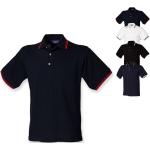 Schwarze Henbury Damenpoloshirts & Damenpolohemden aus Baumwolle Größe XL 