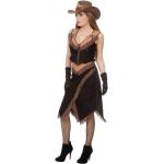Schwarze Wilbers Cowboy-Kostüme aus Polyester für Damen Größe L 