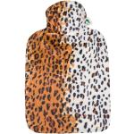 Cremefarbene Animal-Print Hugo Frosch Wärmflaschen mit Leopard-Motiv aus Kunststoff maschinenwaschbar 