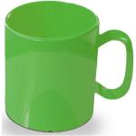 Grüne Waca Runde Teebecher 325 ml aus Kunststoff bruchsicher 4-teilig 