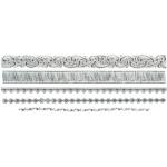 Silberne 24 cm Hochzeitskerzen & Traukerzen aus Silber 5-teilig 