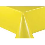 Gelbe Unifarbene DecoHomeTextil Rechteckige Gartentischdecken 