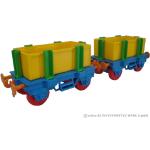 Waggons für Kindereisenbahn bunt Zug Eisenbahn Waggon Lok reifra Plasticart