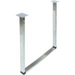 Silberne Wagner System Tischgestelle & Tischkufen aus Stahl Breite über 500cm, Höhe 50-100cm, Tiefe über 500cm 
