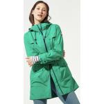 Reduzierte Grüne Unifarbene Wasserdichte Atmungsaktive Walbusch Regenmäntel aus Polyester für Damen Größe XXL für den für den Herbst 