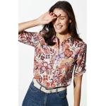 Reduzierte Rosa Sportliche Kurzärmelige Walbusch Hemdblusen aus Baumwolle für Damen Größe XXL 
