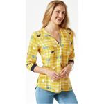 Gelbe Unifarbene Walbusch Blusenshirts & Schlusen mit Meer-Motiv aus Viskose für Damen Größe XXL 