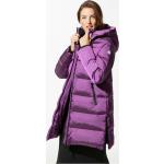 Lila Gesteppte Winddichte Walbusch Damensteppmäntel & Damenpuffercoats aus Polyamid mit Kapuze Größe XL für den für den Winter 