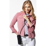 Reduzierte Rosa Unifarbene Walbusch Baumwollblazer mit Knopf aus Baumwolle für Damen 