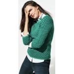 Grüne Gesteppte Walbusch Kaschmir-Pullover aus Polyamid für Damen Größe XXL 