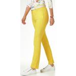 Reduzierte Gelbe Unifarbene Atmungsaktive Walbusch 5-Pocket Jeans aus Denim für Damen Größe XXL 
