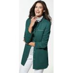 Reduzierte Smaragdgrüne Walbusch Longblazer aus Jersey für Damen Größe XXL 