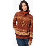 Zimtfarbene Walbusch Herbstlaub Rollkragen Kaschmir-Pullover aus Baumwolle für Damen Größe XXL für den für den Herbst 