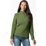 Grüne Unifarbene Walbusch Kaschmir-Pullover aus Polyamid für Damen Größe XL für den für den Herbst 